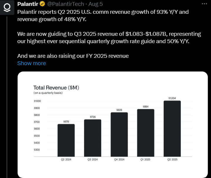palantir stock news