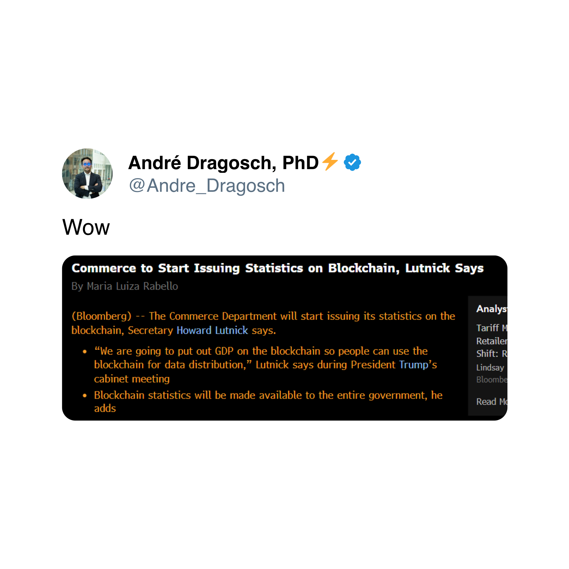(Andre Dragosch/X) (Andre Dragosch/X)
