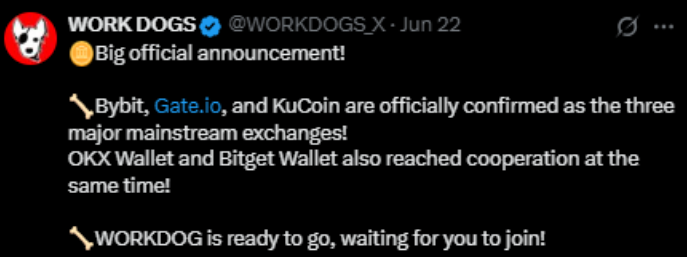 Work Dogs 上市