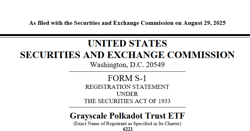 Grayscale Polkadot ETF