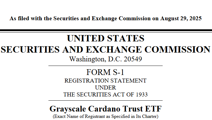 Grayscale Cardano ETF