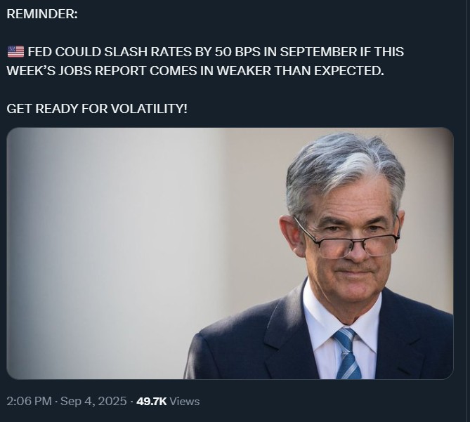 美联储降息0.5%？