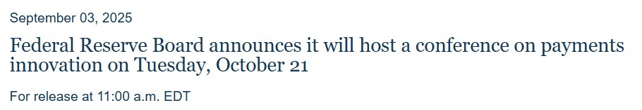 Federal Reserve Conference 2025