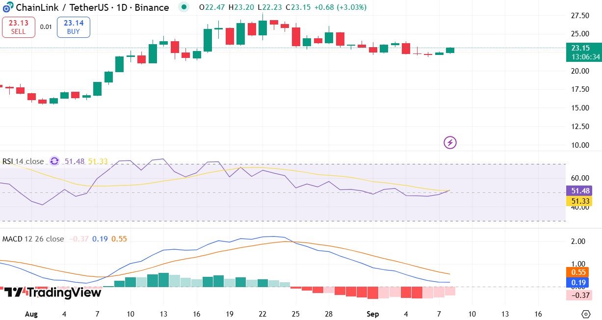 Chainlink Price Surge Today