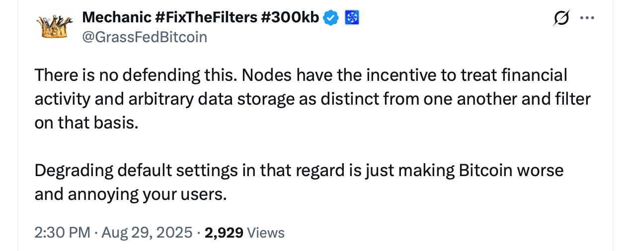 Bitcoin Knots Climbs to 19% of Nodes as Core v29.1 Rollout Draws Blowback