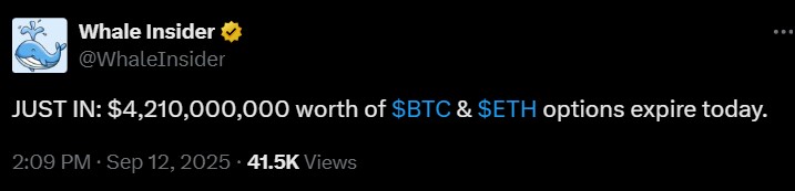 BTC和ETH期权到期
