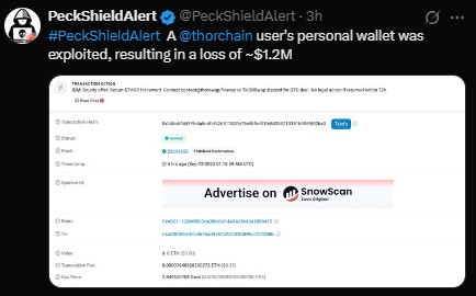 Thorchain Hack exposed
