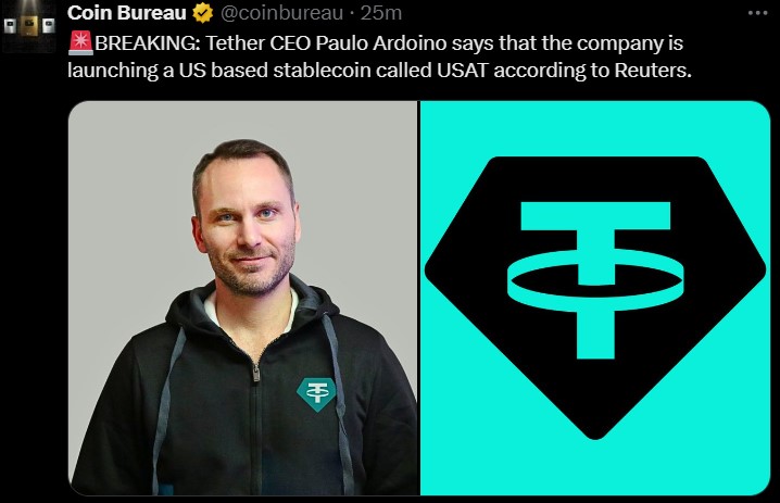 Tether Launched USAT Stablecoin