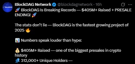 BlockDAG presale