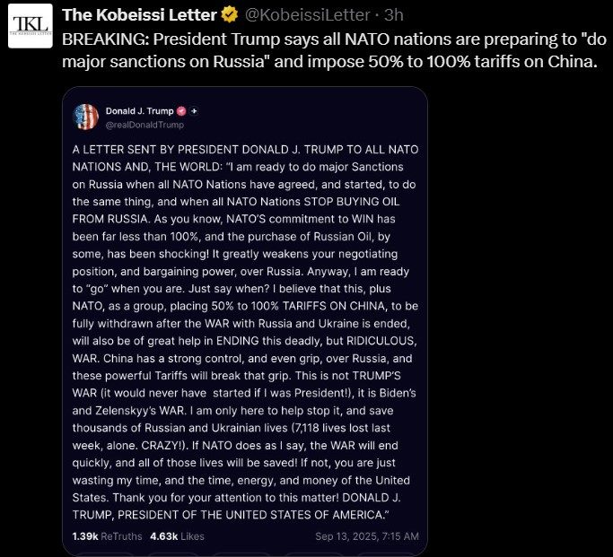 Trump China Tariff 50%-100%