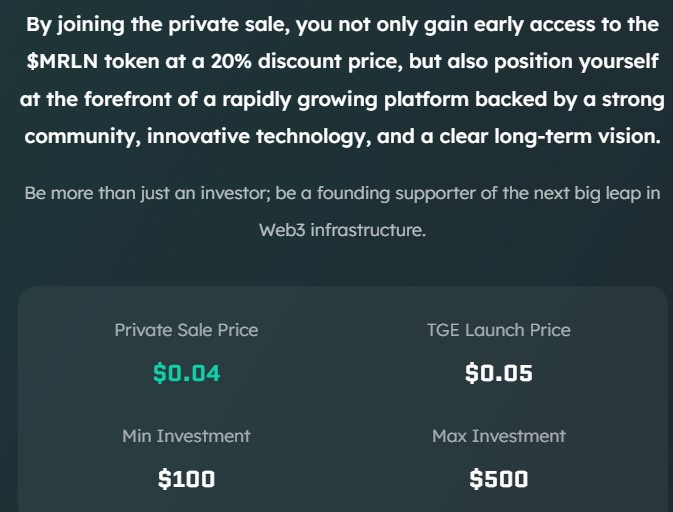 Project Merlin Sale