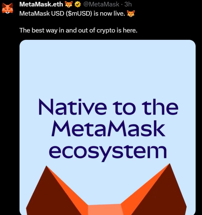 $mUSD Stablecoin Is Live on Linea Blockchain