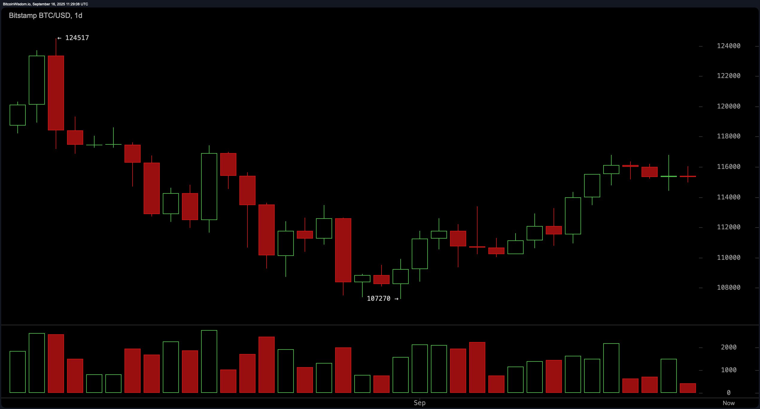 Bitcoin Price Watch: Will Bulls Regain Control Above $116K?
