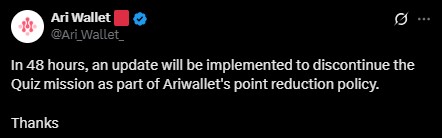 Ari Wallet quiz