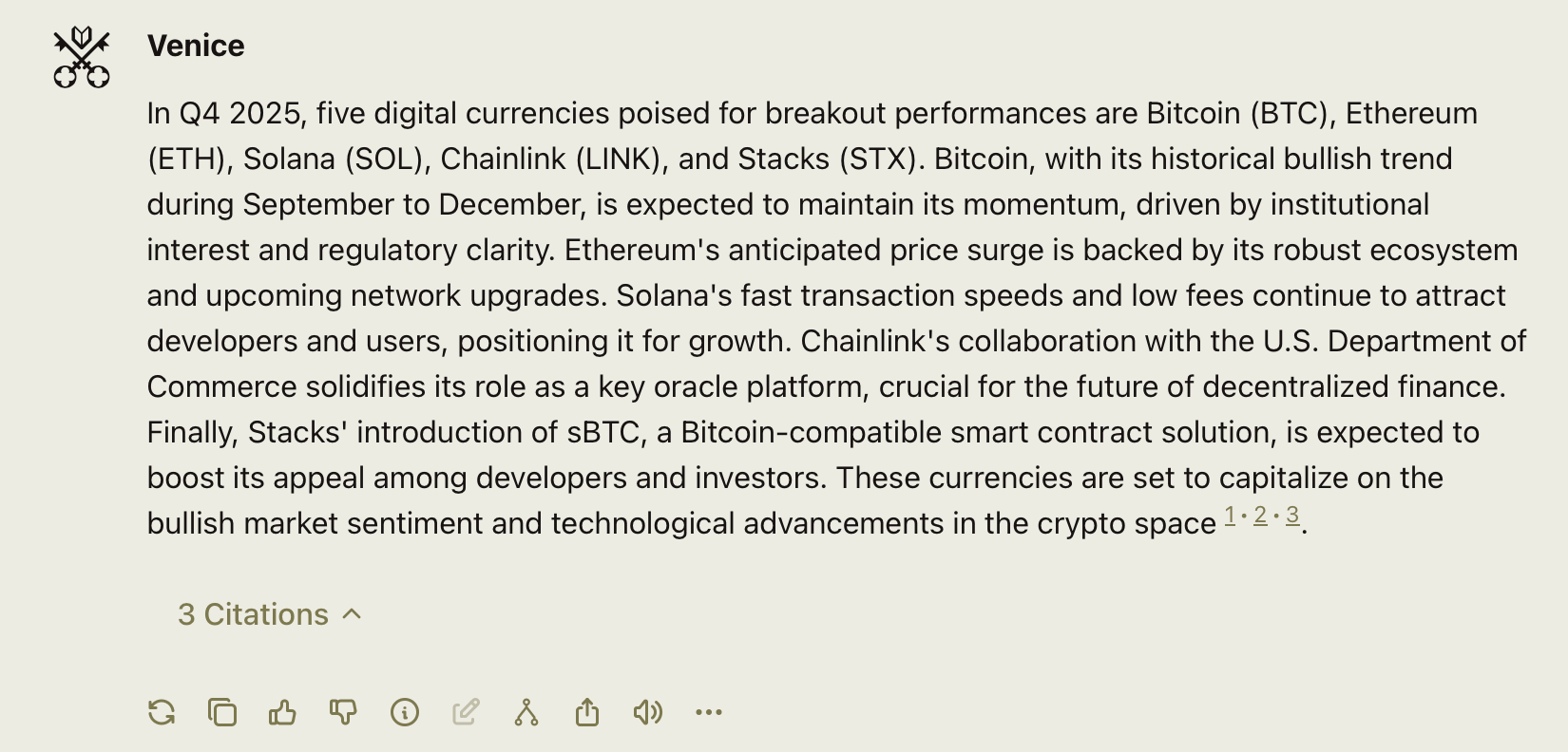8 个 AI 模型一致认为：BTC、SOL、LINK、ETH 和 XRP 将在第四季度闪耀