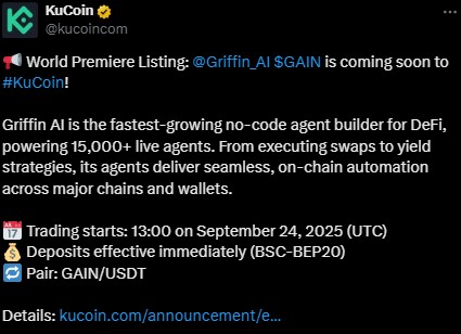 GAIN KuCoin上市