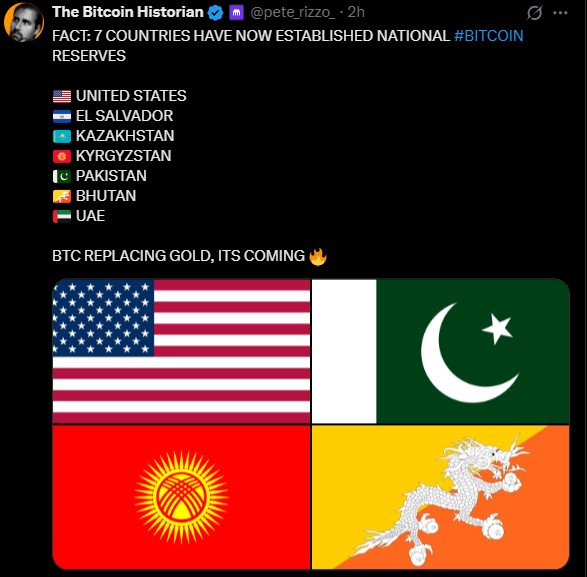 7个比特币储备国家：印度会是下一个吗