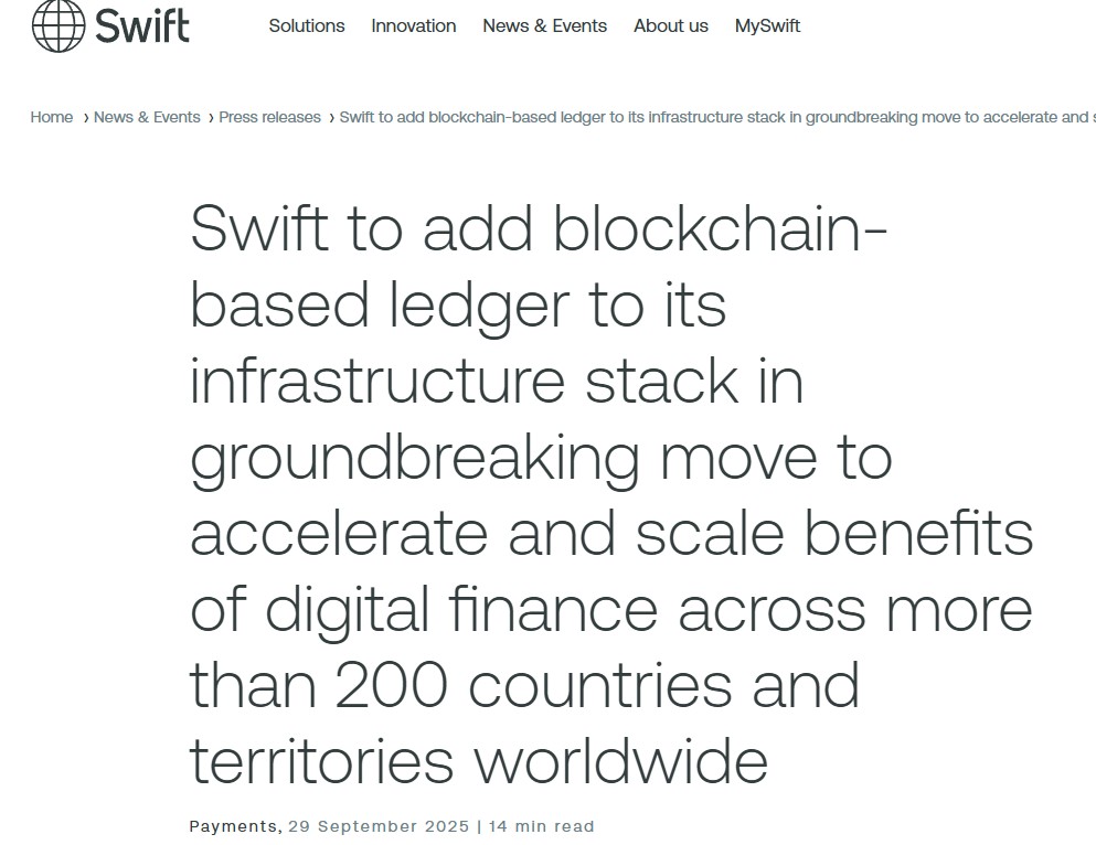 SWIFT latest update