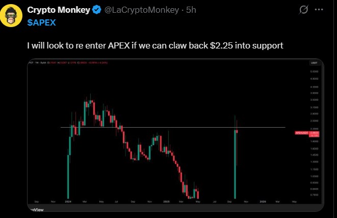 Apex协议价格预测