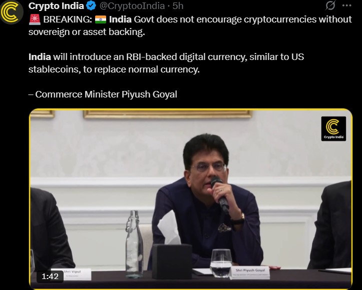 RBI Backed India Digital Currency Launch