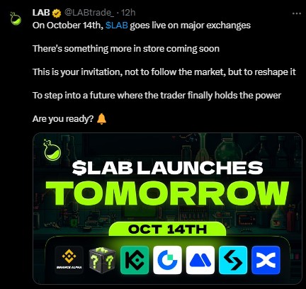 Lab Token Listing