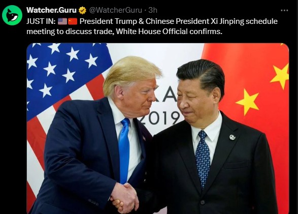 特朗普与习近平会议