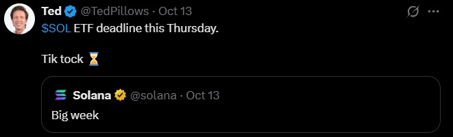 Solana ETF Aprroval SEC Deadline October 16