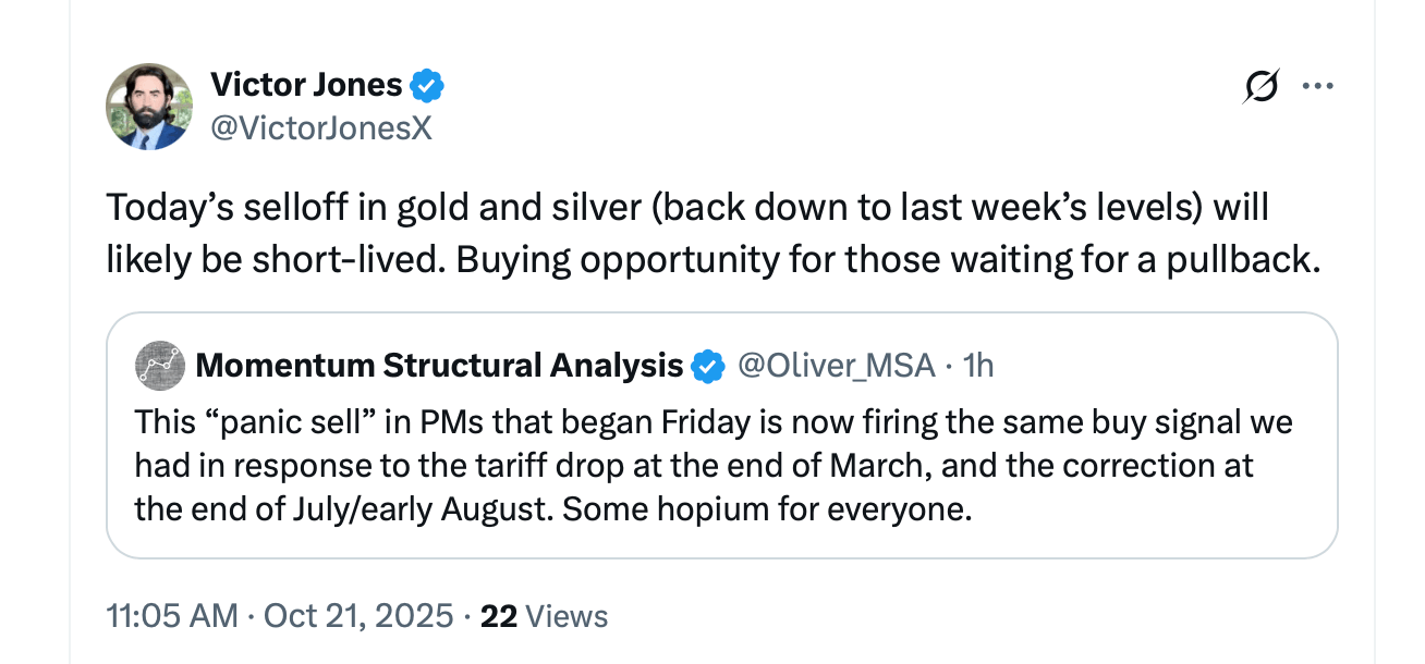 Golden Hangover: Gold Prices Plummet After Touching $4,377 Peak