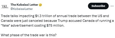 特朗普与加拿大的贸易谈判