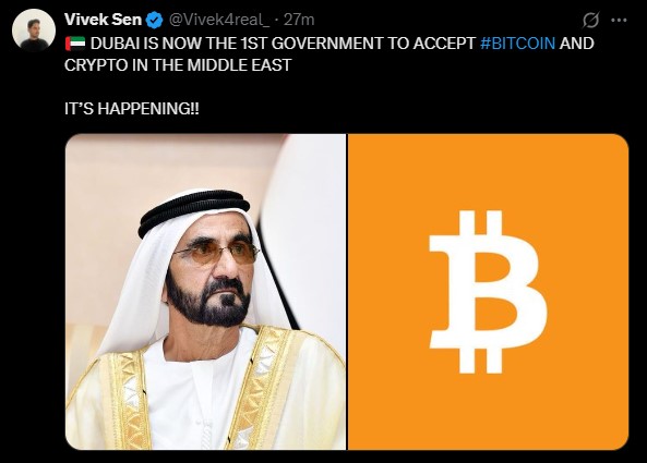 Dubai BTC Adoption in Middle East Dubai BTC Adoption in Middle East