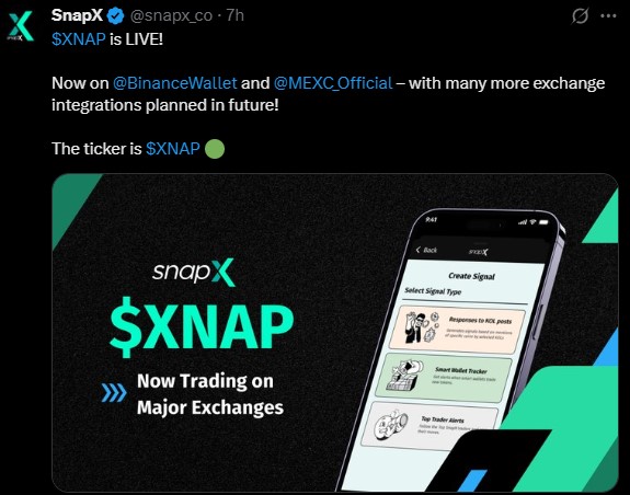 SnapX crypto launch SnapX crypto launch