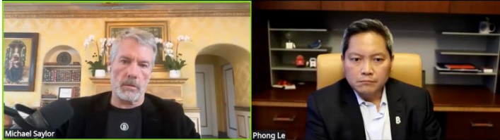 Michael Saylor and Phong Le Virtual Meeting Michael Saylor and Phong Le Virtual Meeting