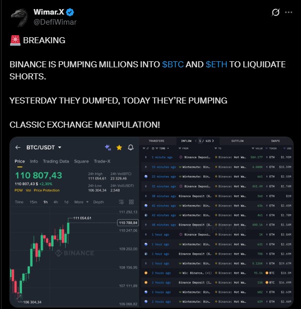币安钱包流入:BTC和ETH购买 币安钱包流入:BTC和ETH购买