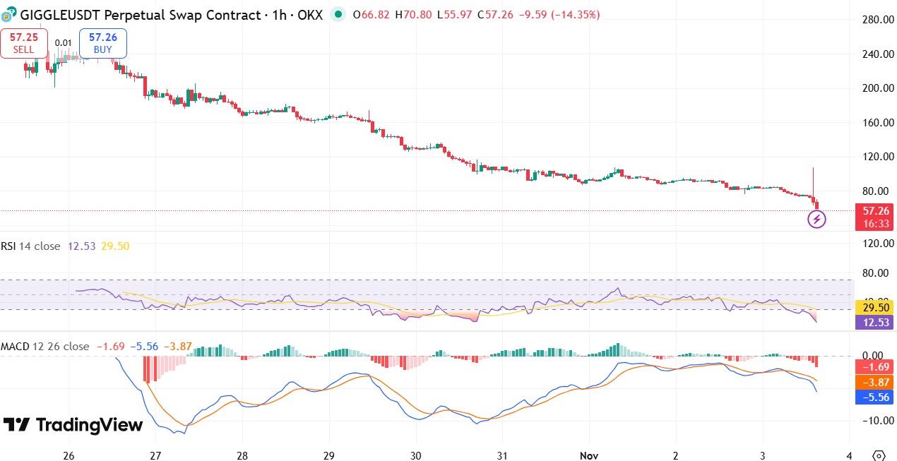 $GIGGLE Coin Price Crash