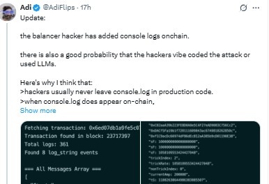 调试中暴露的Balancer黑客 调试中暴露的Balancer黑客