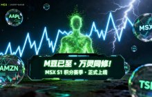 The first on-chain decentralized trading platform for US stocks, Maitong MSX, officially launches the M Credit incentive mechanism!