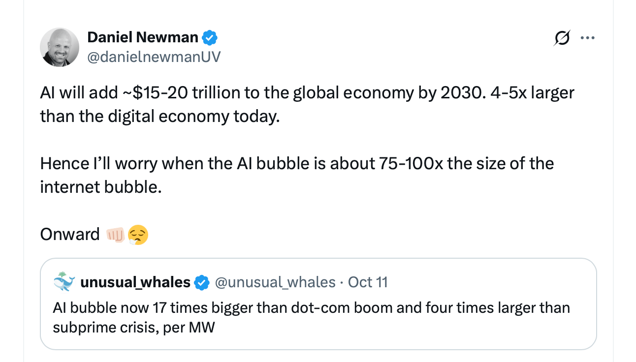 AI繁荣是否在虚假繁荣中运行?市场说也许是 AI繁荣是否在虚假繁荣中运行?市场说也许是