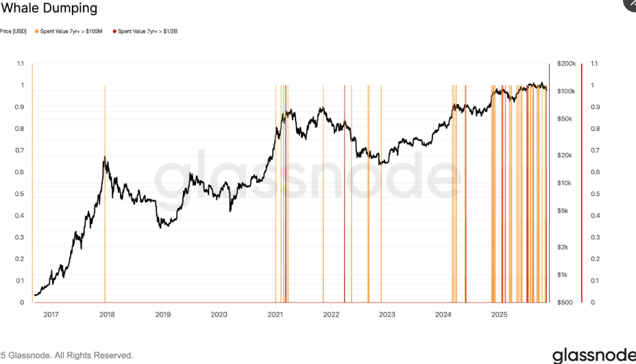 比特币因长期“OG”鲸鱼的抛售而跌破$100K 比特币因长期“OG”鲸鱼的抛售而跌破$100K