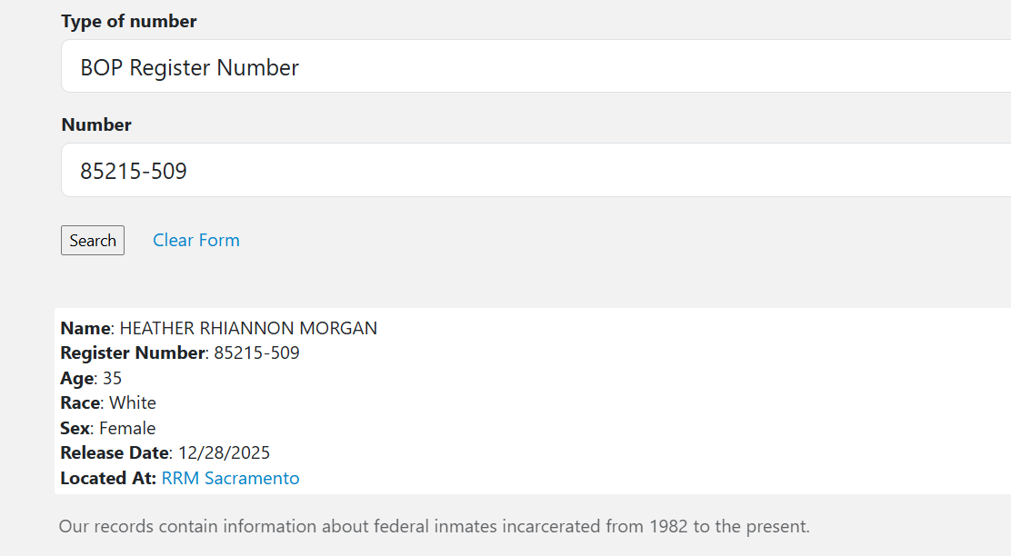不，特朗普并没有减刑希瑟‘Razzlekhan’摩根的监禁