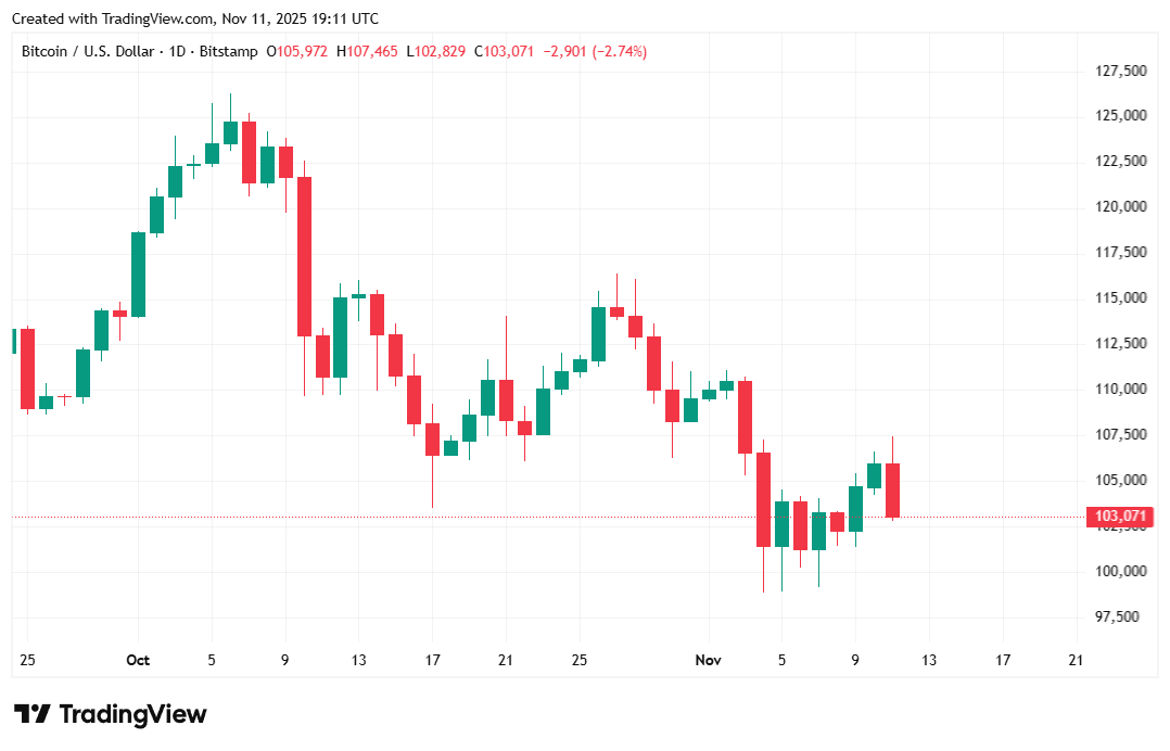 比特币又跌了：是政府关门还是人工智能？