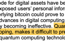 Tiger Research：比特币会被量子计算机攻破吗？