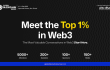 请预留2025年阿布扎比VAP集团主办的全球区块链展会的日期。