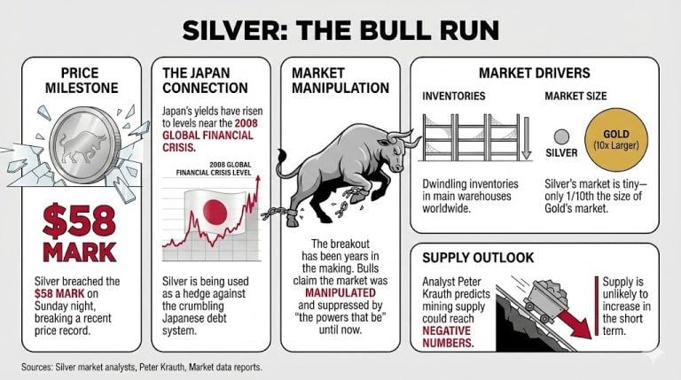 银的突破持续，成为比特币在无情上涨中的“镜像”