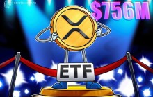 瑞波币（XRP）ETF资金流入超过7.56亿美元，看涨背离暗示趋势逆转