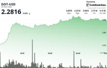 波卡在突破关键的2.25美元阻力位后上涨9%