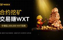 WXT 生态再升级：合约挖矿+200 万美元回购双重赋能