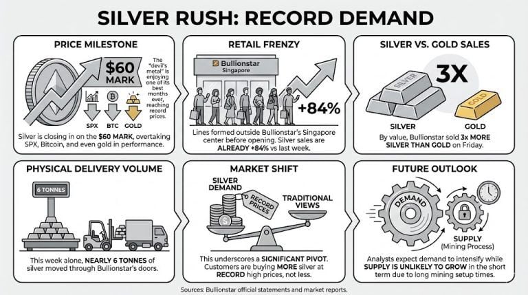 零售转向白银：新加坡观察到的购买队伍