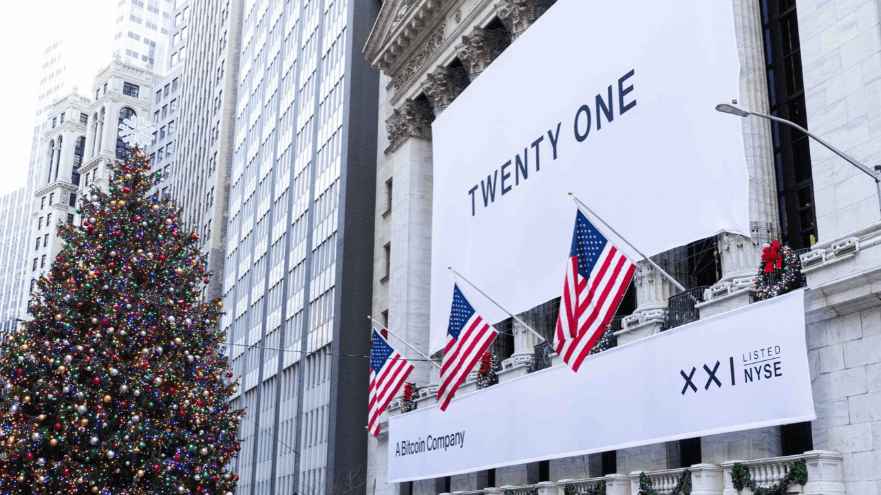From SPAC to NYSE: XXI Opens Lower as Investors Size up Its Bitcoin Treasury Model From SPAC to NYSE: XXI Opens Lower as Investors Size up Its Bitcoin Treasury Model