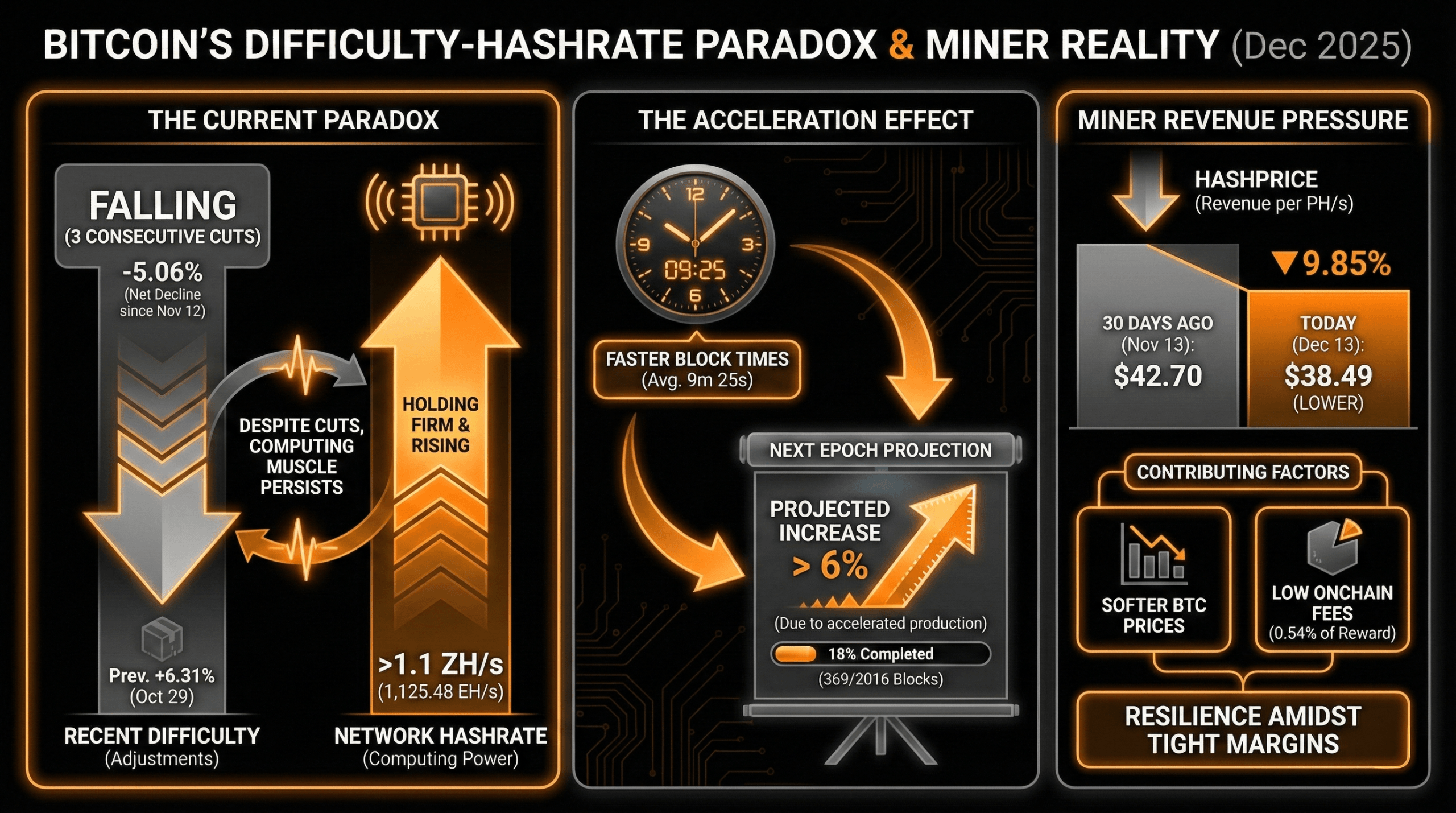 比特币挖矿收入依然微薄——但算力拒绝动摇 比特币挖矿收入依然微薄——但算力拒绝动摇