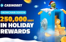 Casinobet Marks Strong First Year With 250,000 USDT Snowchain Season Campaign